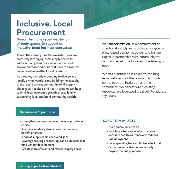 Inclusive, Local Procurement Overview