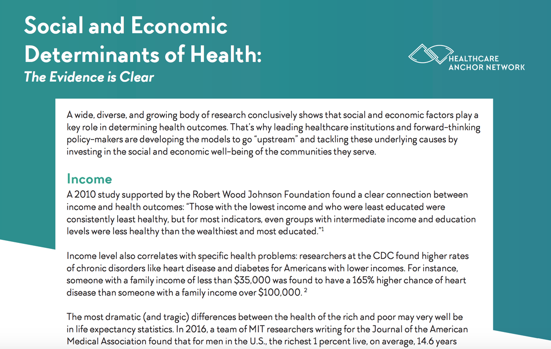 Social and Economic Determinants of Health: The Evidence is Clear
