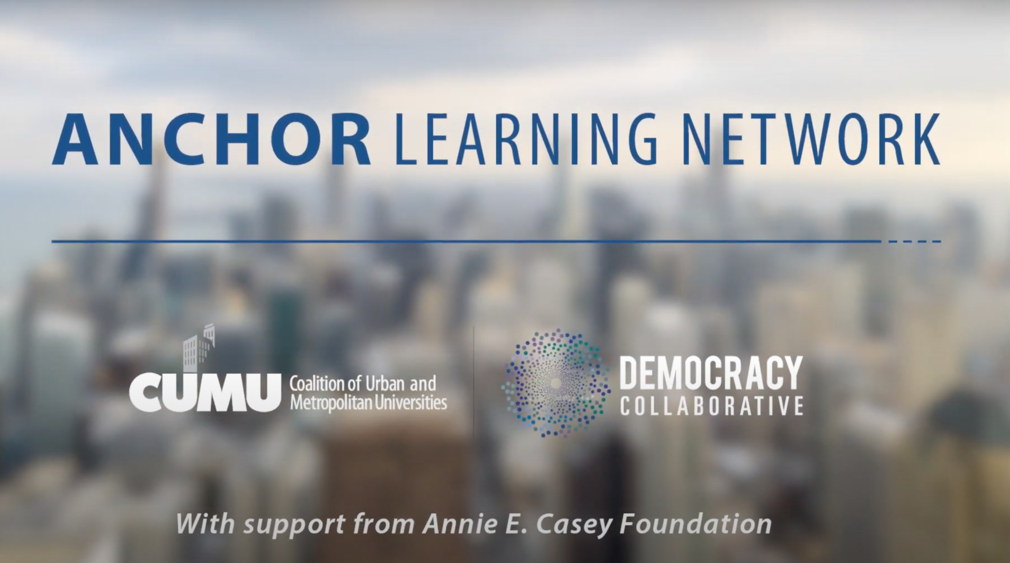 Video: The Anchor Learning Network