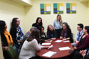 Workforce meeting at Brigham Women's Hospital