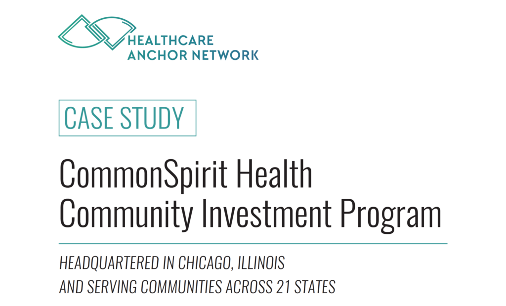 CommonSpirit Health Community Investment Program