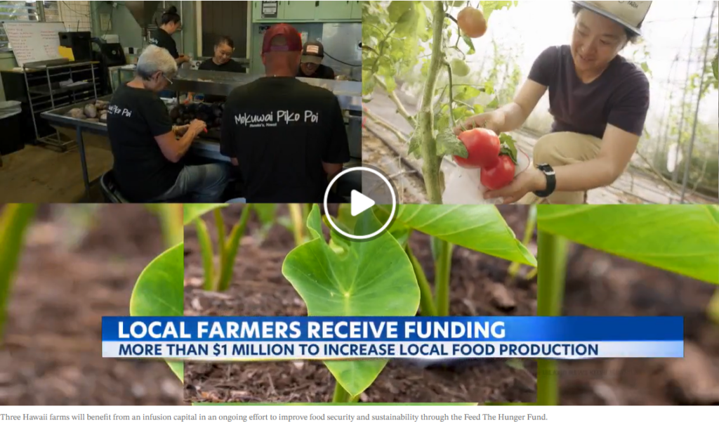 Investing in farmers & small food businesses